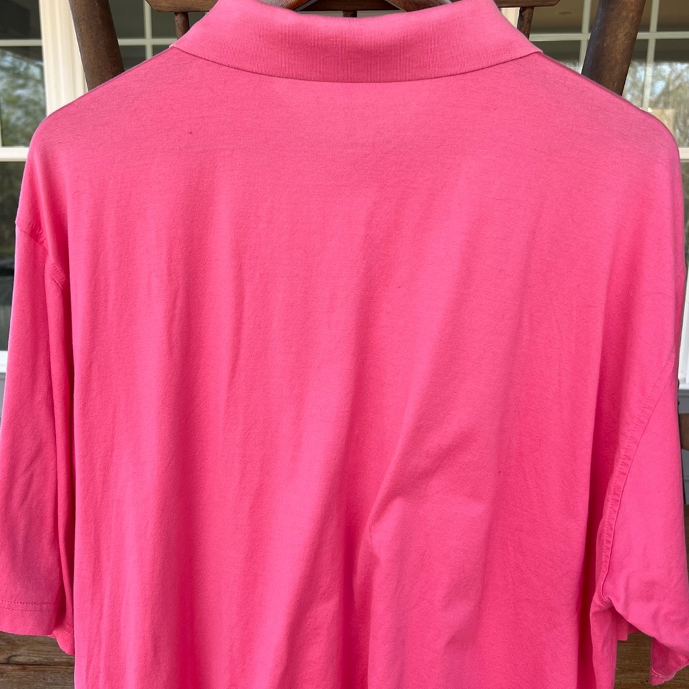 Peter Millar Polo Shirt Pink Cotton XL - Picture 8 of 16